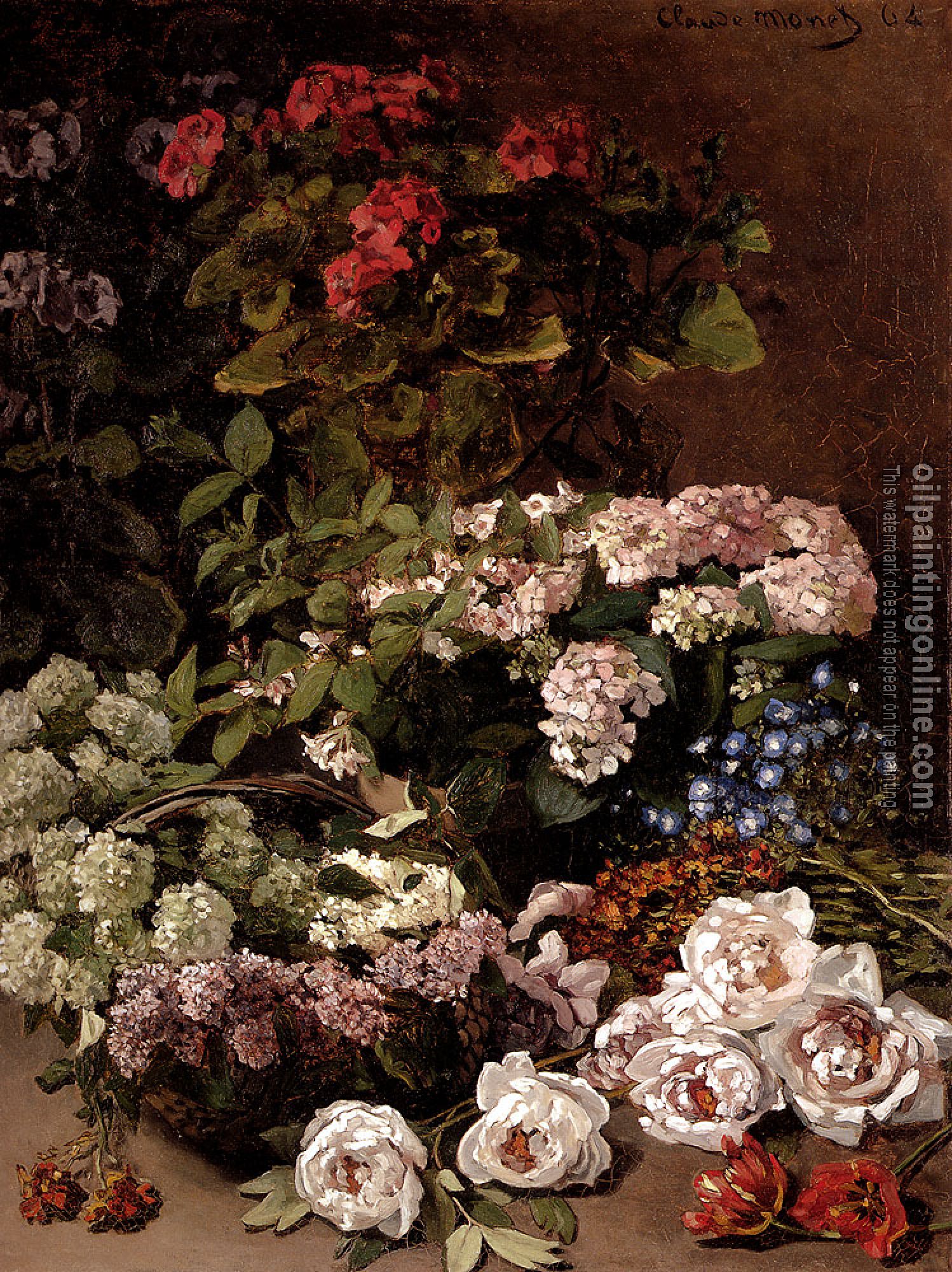 Monet, Claude Oscar - Spring Flowers
